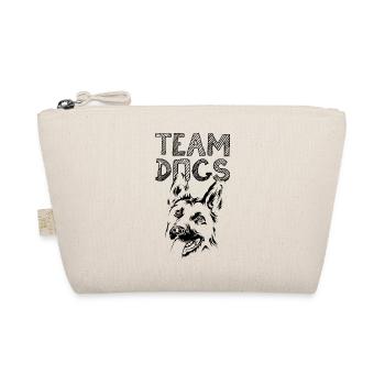Team Dogs Dog Dogs German Shepherd Illustration Logo - Trousse biologique - nature - Devant