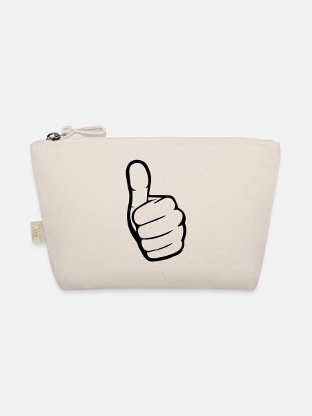 Like Hand - Organic Pouch - nature - Front