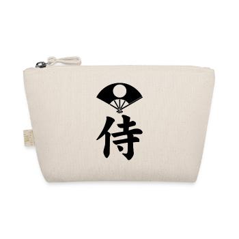 Samurai-Emblem des Satake-Clans (schwarz) - Bio-Täschchen - Natur - Vorne
