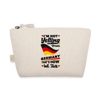 Im Not Yelling Im FroM Germany German Germany - Organic Pouch - nature - Front