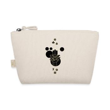 Main Hamsa dorée lotus éthéré - Trousse biologique - nature - Devant