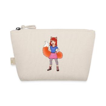 Belle illustration de Fox Girl - Trousse biologique - nature - Devant
