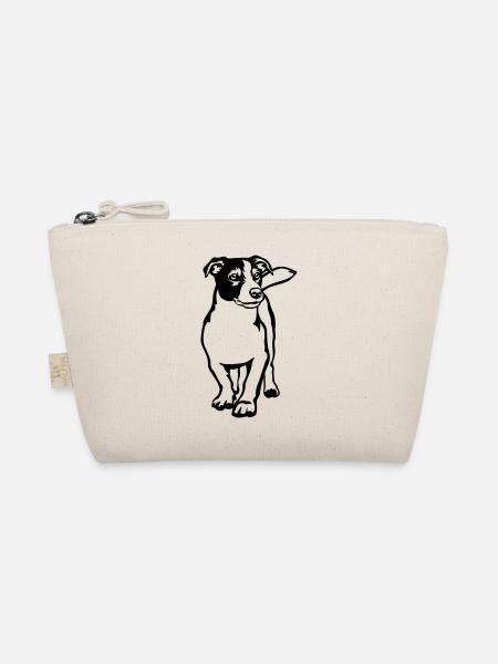 Jack Russell Terrier - Bio-Täschchen - Natur - Vorne