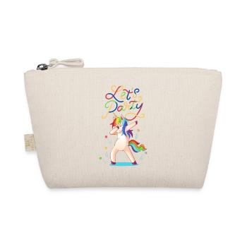 Let’s party Licorne dansante - Unicorn Lovers - Trousse biologique - nature - Devant