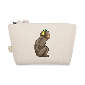 Monkey Headphone Music - Organic Pouch - nature - Front