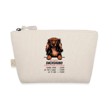 Ohne Dachshund ist alles doof - Bio-Täschchen - Natur - Vorne