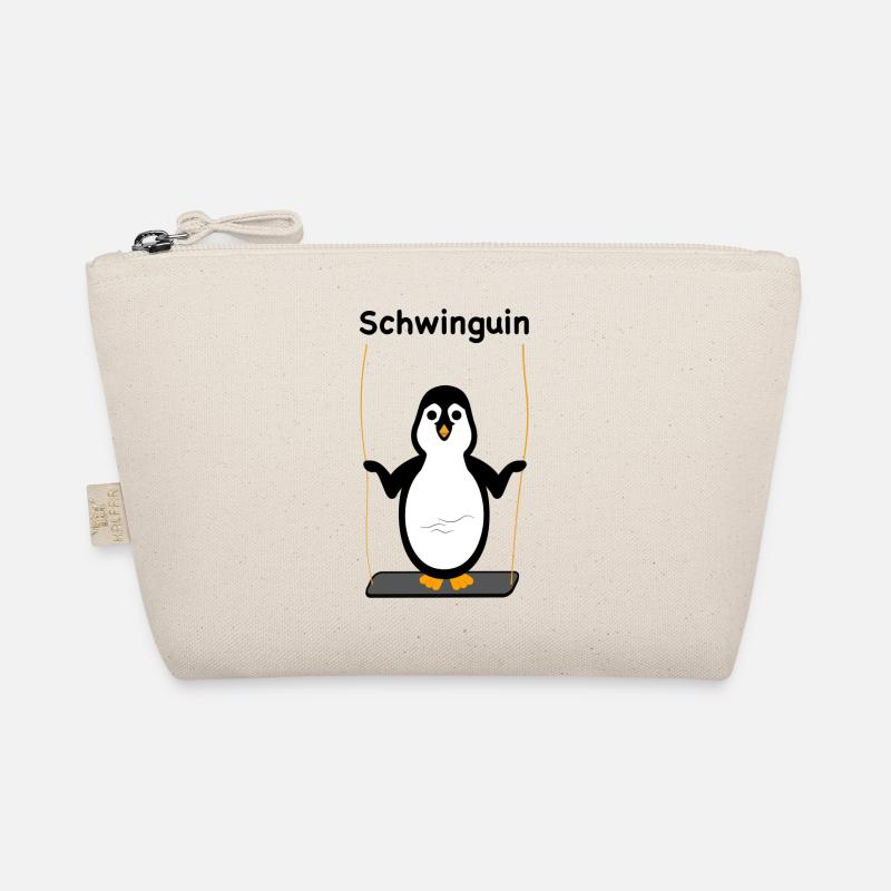 Schwinguin - Pinguin auf Schaukel Bio-Täschchen