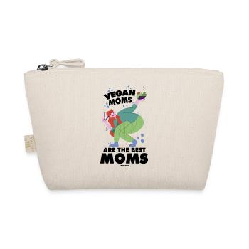 vegane Mama beste Mutter Muttertag - Bio-Täschchen - Natur - Vorne