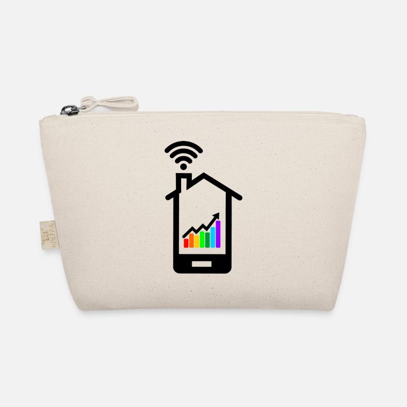 Better results colored graph in smartphone Organic Pouch