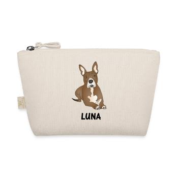 Dog Mom Dog Dad Love-r Funny Dachshund Squad - Organic Pouch - nature - Front
