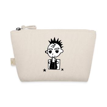 Xax the little punk - Organic Pouch - nature - Front