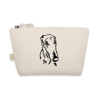 Tête de lévrier - Trousse biologique - nature - Devant