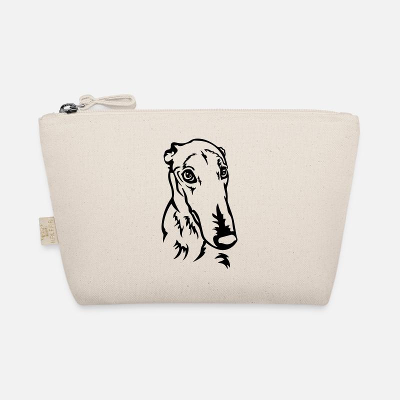 Greyhound Head Organic Pouch