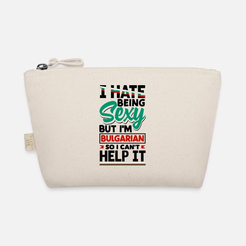 Bulgarian Bulgaria Bulgarian Flag I Hate Being Organic Pouch