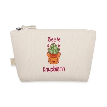 Kaktus Humor Beste Knuddlerin Kakteen Geschenkidee - Bio-Täschchen - Natur - Vorne