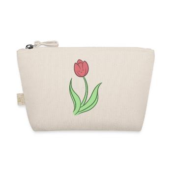 Süße Tulpe - Bio-Täschchen - Natur - Vorne