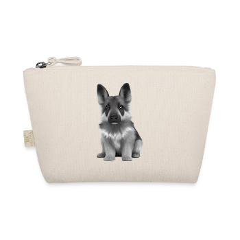German Shepherd Puppy Dog Owner - Organic Pouch - nature - Front