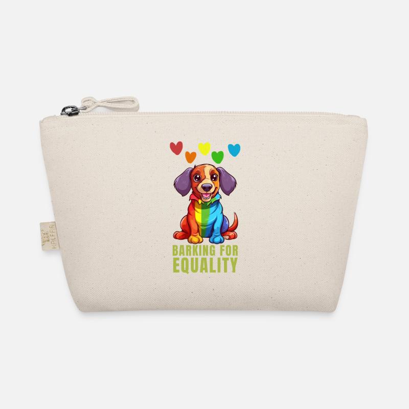 Barking for equality - Gay pride Organic Pouch