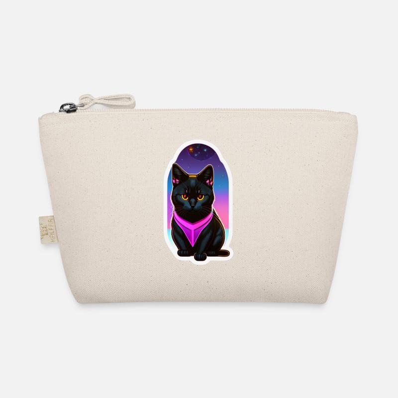 petit chat noir et espace Trousse biologique
