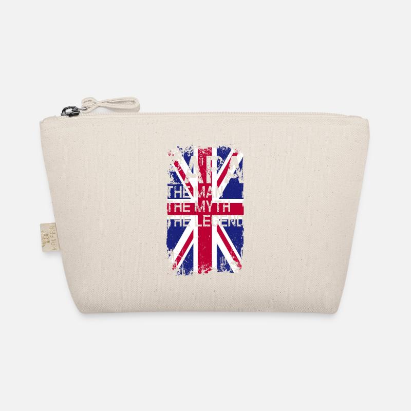 T-shirt Grunge Union Jack Text Trousse biologique