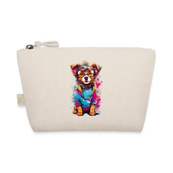 Cute dog - Organic Pouch - nature - Front