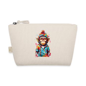 Cool monkey - Organic Pouch - nature - Front