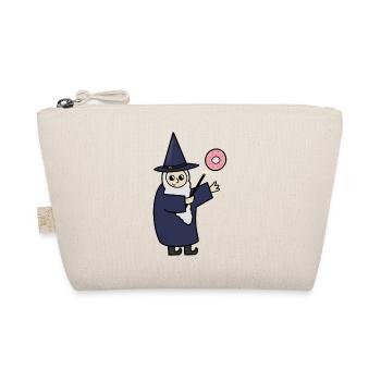 Funny Magician Wizard Donut Lover - Organic Pouch - nature - Front