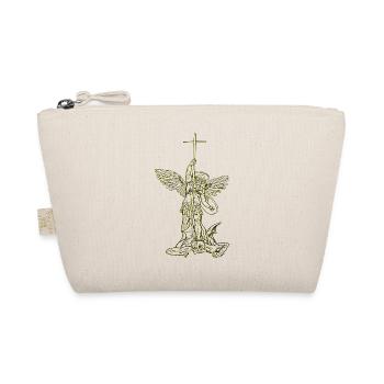 michael archangel saint christian angels saint snk - Organic Pouch - nature - Front