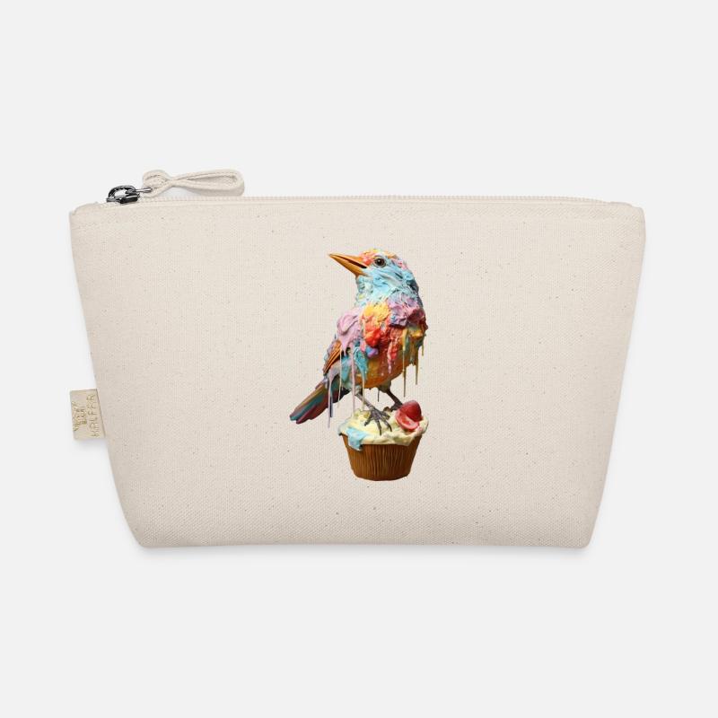 Oiseau crème glacée sur cupcake Trousse biologique