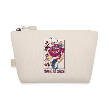 Chinese New Year Dragon China Asian I Gift - Organic Pouch - nature - Front