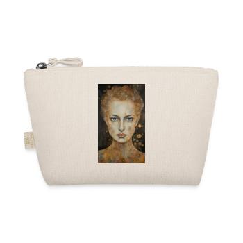 seven of nine meets Klimt - Organic Pouch - nature - Front