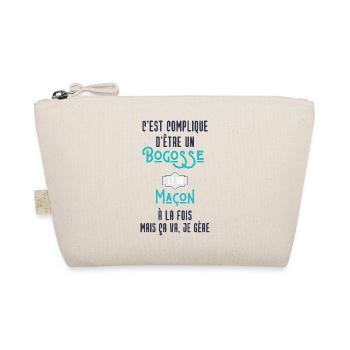 C'est compliqué d'être Bogosse et Maçon - Trousse biologique - nature - Devant