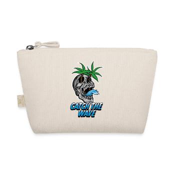 Catch the wave Surf shirt Illustration - Bio-Täschchen - Natur - Vorne