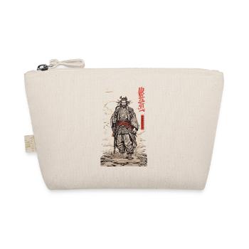 Retro Samurai Vintage Kanji Movie Poster Art - Organic Pouch - nature - Front