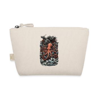 Ukiyo-E Art Style Octopus Deep Sea Magic and Sea - Organic Pouch - nature - Front