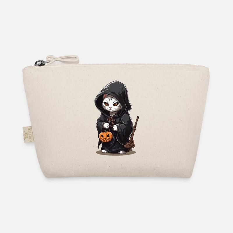 Kawaii magicien chat Halloween sort chats magiques Trousse biologique