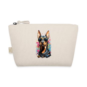 Cool Doberman dog design with style - Organic Pouch - nature - Front