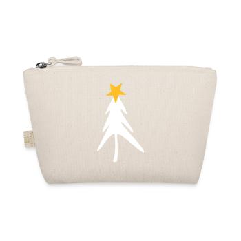 Fir Star Christmas Xmas Christmas skandi - Organic Pouch - nature - Front