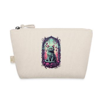 Gothic Halloween Katzen Unterwelt Monster Design - Bio-Täschchen - Natur - Vorne