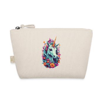 Magical Unicorn in Pastel Rainbow Colors - Organic Pouch - nature - Front