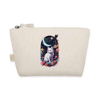 Mystische Nacht Katzen Pastel Gothic Design - Bio-Täschchen - Natur - Vorne