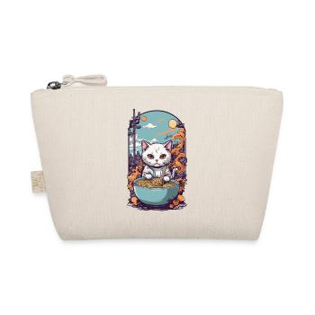 Kawaii Katze Liebt Japanische Ramen Nudelsuppe - Bio-Täschchen - Natur - Vorne