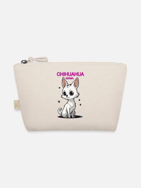 CHIHUAHUA MAMA - Bio-Täschchen - Natur - Vorne