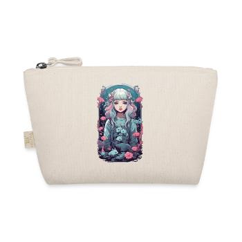 Pastel Goth Anime Underwater Gothic Girl - Organic Pouch - nature - Front