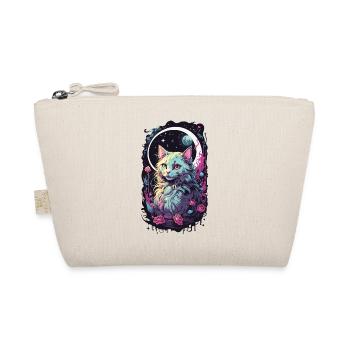 Magische Gothic Pastell Katze - E-Kids Style - Bio-Täschchen - Natur - Vorne