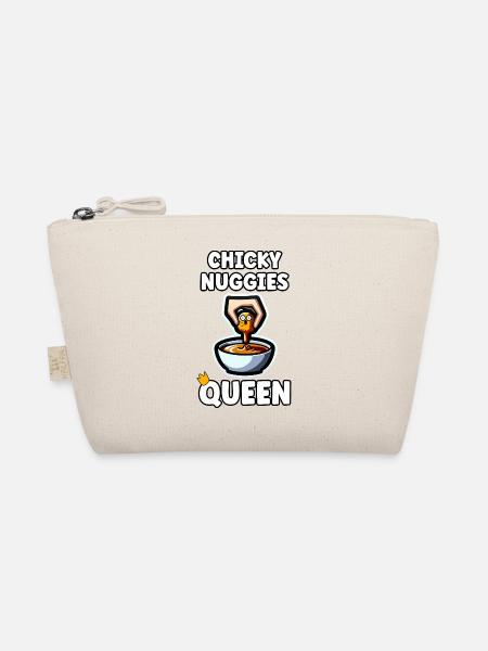 Chicken Nuggets Nug Life Quote - Organic Pouch - nature - Front