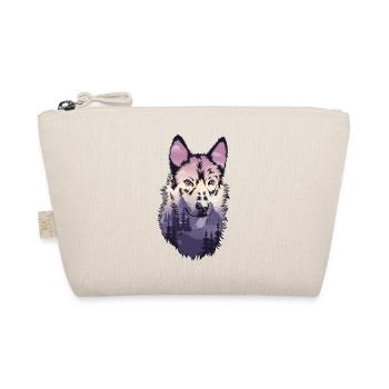 Wolf Shepherd Dog - Organic Pouch - nature - Front