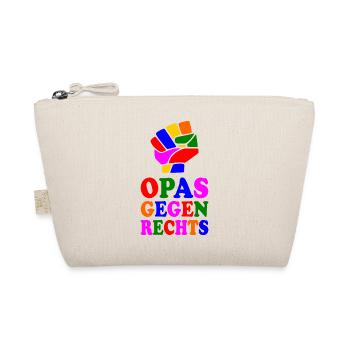 Opas gegen rechts - Bio-Täschchen - Natur - Vorne