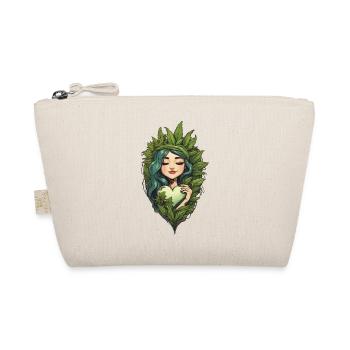 Heart for Plants Hipster Streetwear Design - Organic Pouch - nature - Front