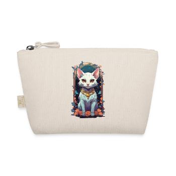 Conception esthétique de chat gothique mignon - Trousse biologique - nature - Devant